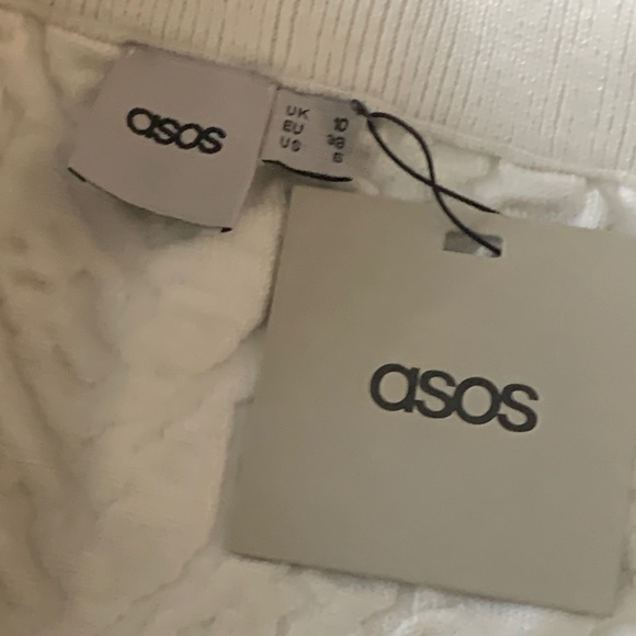 ASOS Ivory Cable Knit Pencil Skirt - Picture 4 of 14